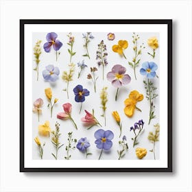 Dried Wild Flowers 13 Art Print