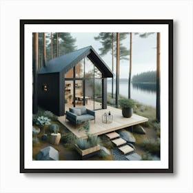 Cabin In The Woods 5 Art Print