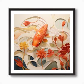 Koi Fish 2 Art Print