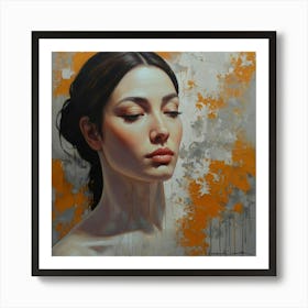 Portrait Of A Woman Art Print