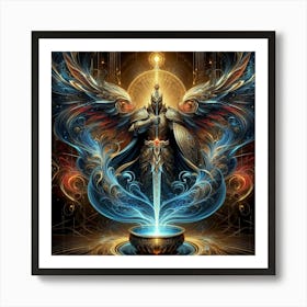 The Power of Excalibur: Legendary Sword of Knights and Kings Art Print