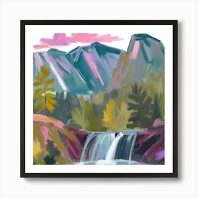 Waterfall 7 Art Print