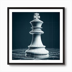 Chess Piece Art Print