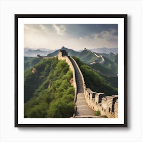 15764 The Iconic Great Wall Of China, Stretching Along T Xl 1024 V1 0 Art Print