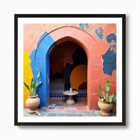 Doorway In Morocco 1 Art Print