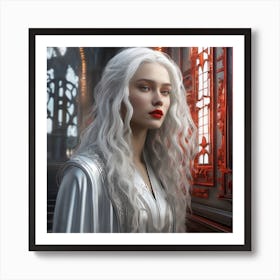 White Wraith Art Print