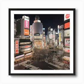 City At Night Art Print