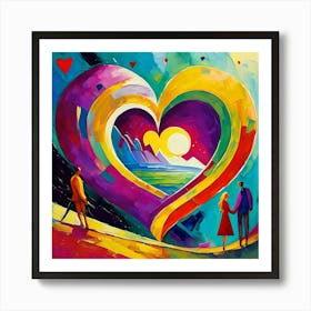 Heart Of Love 6 Art Print