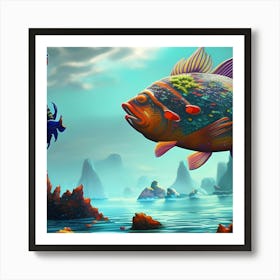 Fish In The Sea 1 Art Print