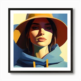 Portrait Of A Woman 39 Art Print