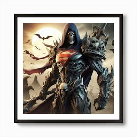 Superman - Dark Knight Art Print