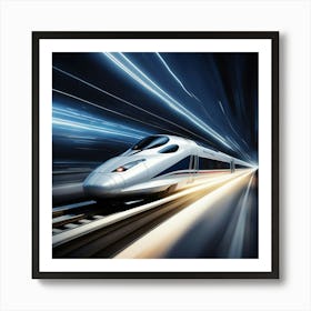 High Speed Train 13 Art Print