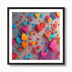 Heart Stock Videos & Royalty-Free Footage Art Print