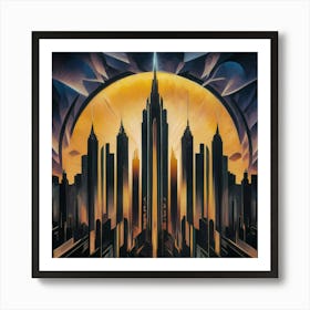 Cityscape 16 Art Print