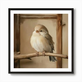 Bird On A Branch Art Print