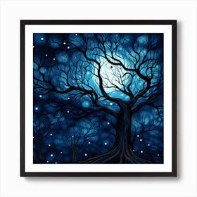 Tree Of The Night Art Print