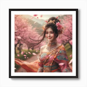 Chinese Girl Art Print