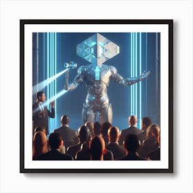 Futuristic Scene Art Print