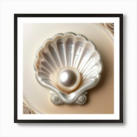 Pearl Shell Art Print