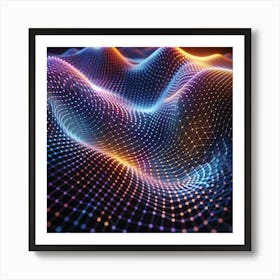 Abstract Wave Pattern 2 Art Print