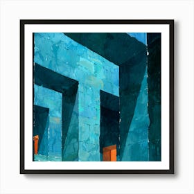 'Blue Room' Art Print