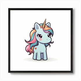 Cute Unicorn 569 Art Print