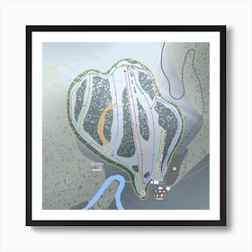 Ski Valley Art Print