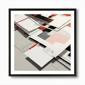 Abstract Composition - Abstract Stock Videos & Royalty-Free Footage Art Print