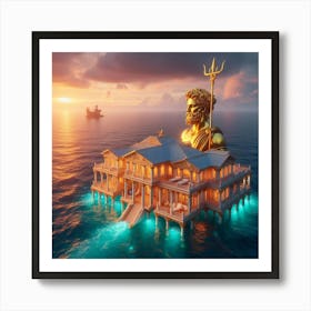 House Of The Poseidon Art Print