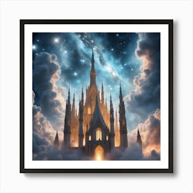 Castle In The Clouds 5 Art Print