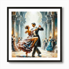 Ballroom Dance Art Print