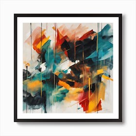 Abstract Painting 17 Art Print