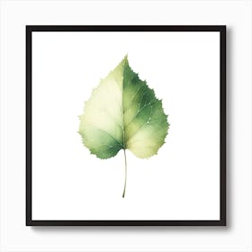 Watercolor Leaf Art Print