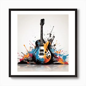 Electric Guitar 2 Art Print