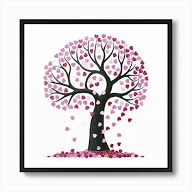 Tree Of Love 5 Art Print