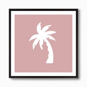 White Palms Art Print