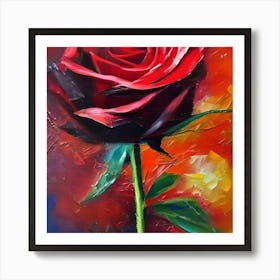 Red Rose 1 Art Print