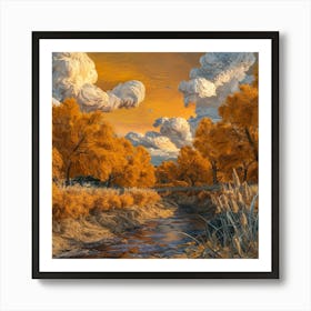 Autumn Sky Art Print