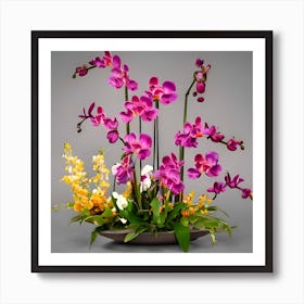 Orchid Arrangement Art Print