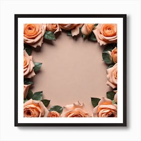 Frame Of Roses 8 Art Print