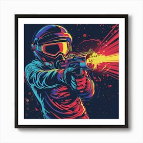 Paintball 1 Art Print