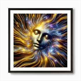 Face Of The Sun Art Print