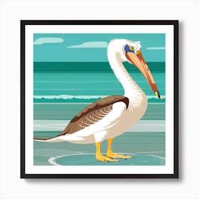 Pelican 4 D ( Fromhifitowifi ) Art Print