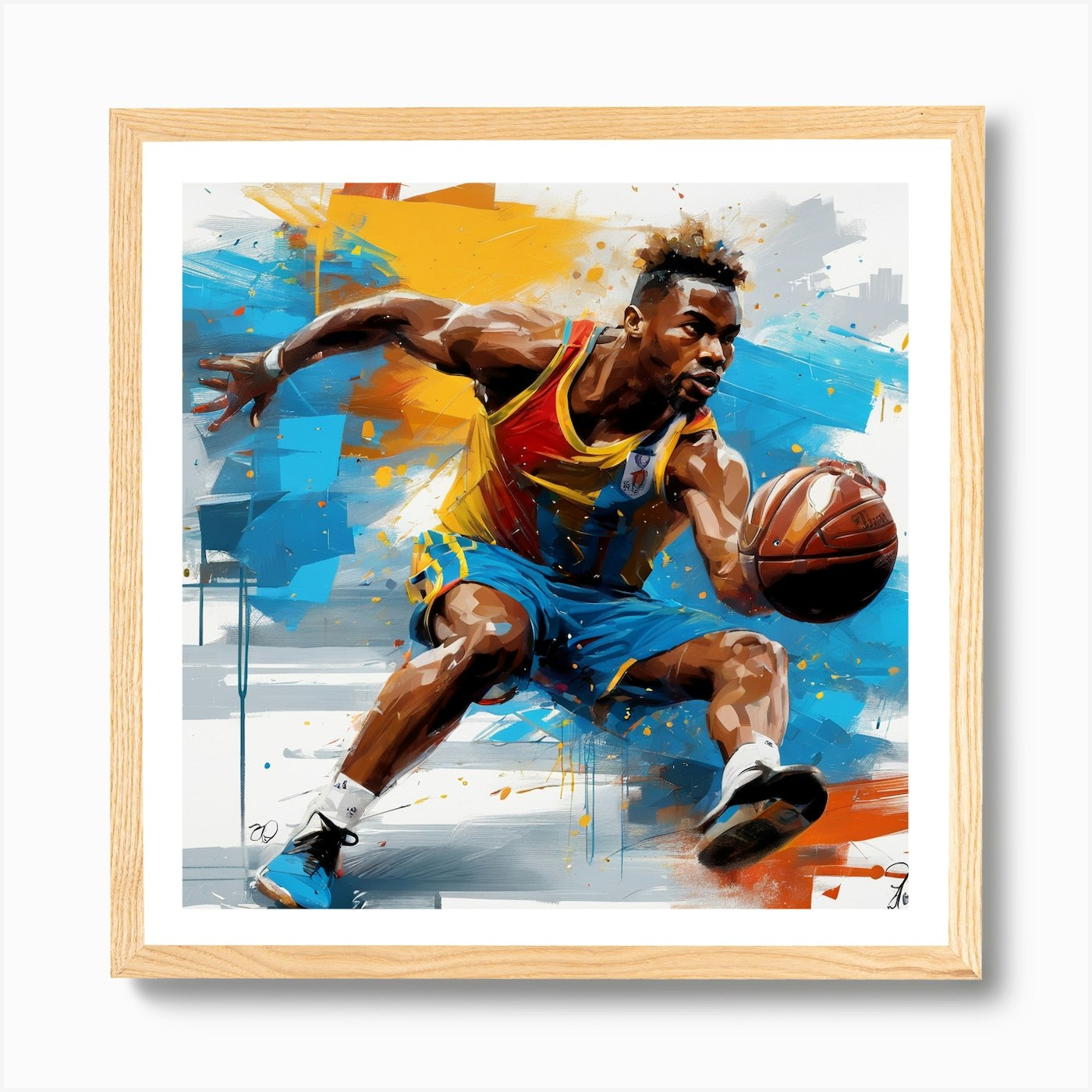 Impression d'art Best basketball player