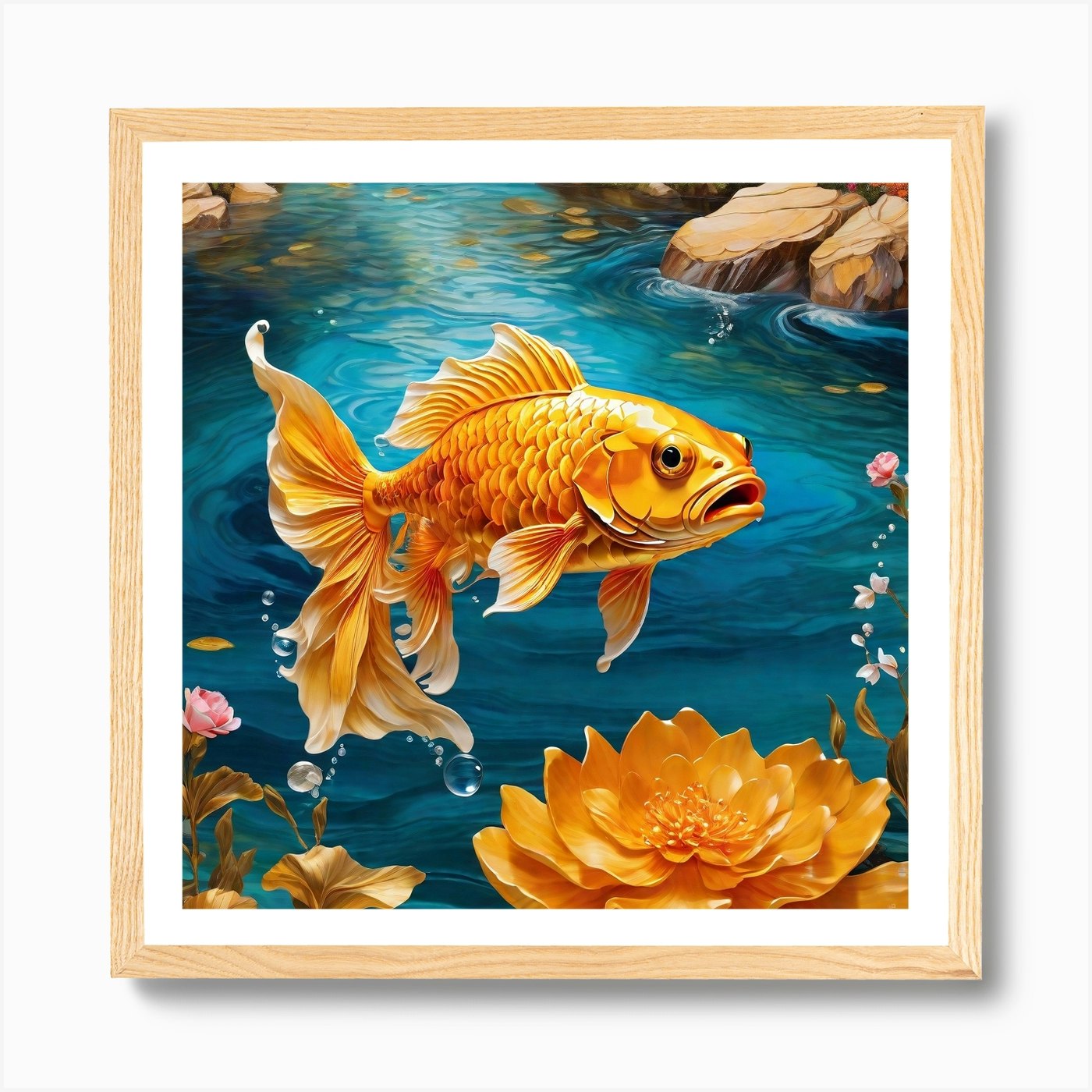 Yin Gold Fish Owner Yang Goldfish Keeping Fishkeeping Fish Keeper Aquarium  Digital Art by Thomas Larch - Fine Art America