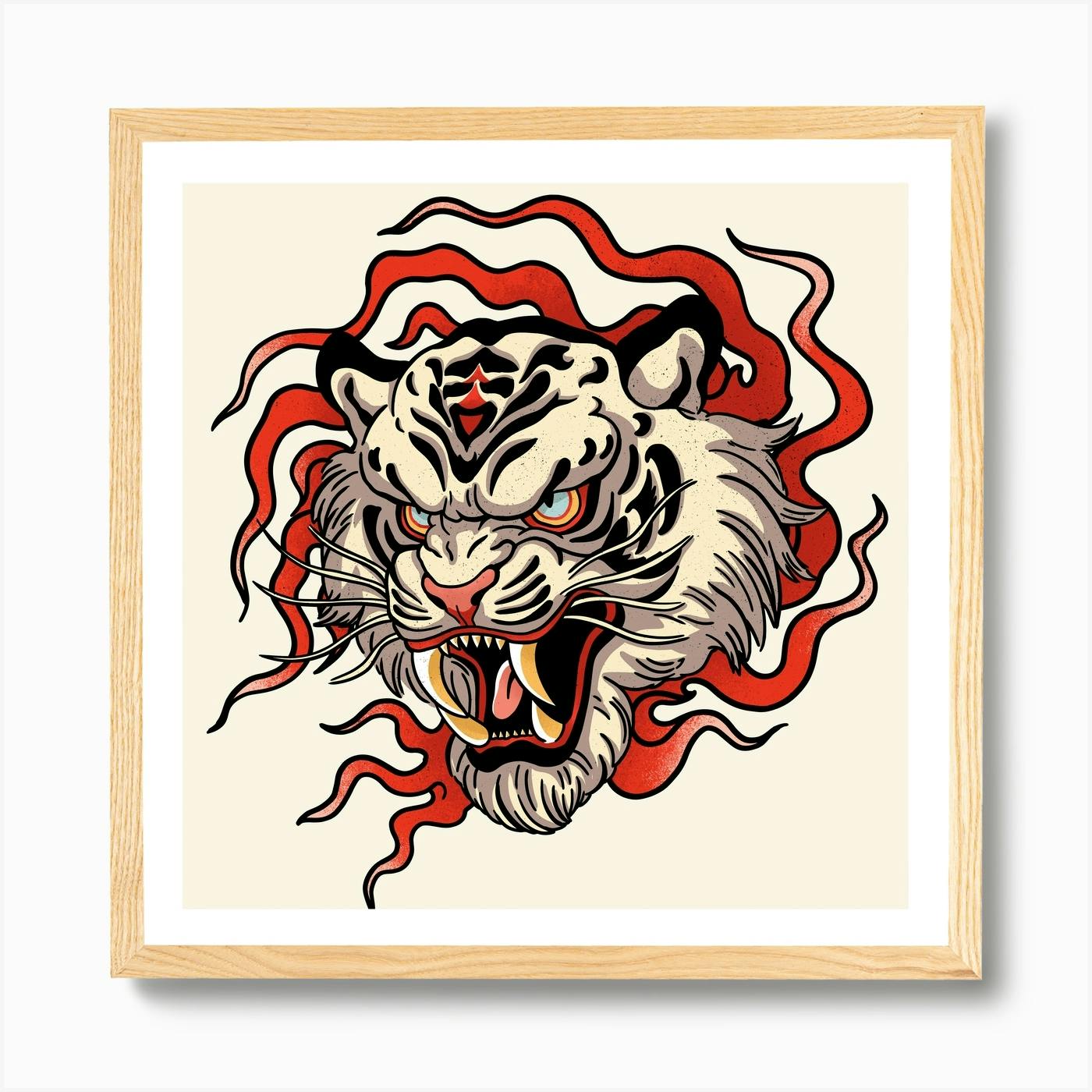 Buy Tiger Tattoo Online In India - Etsy India