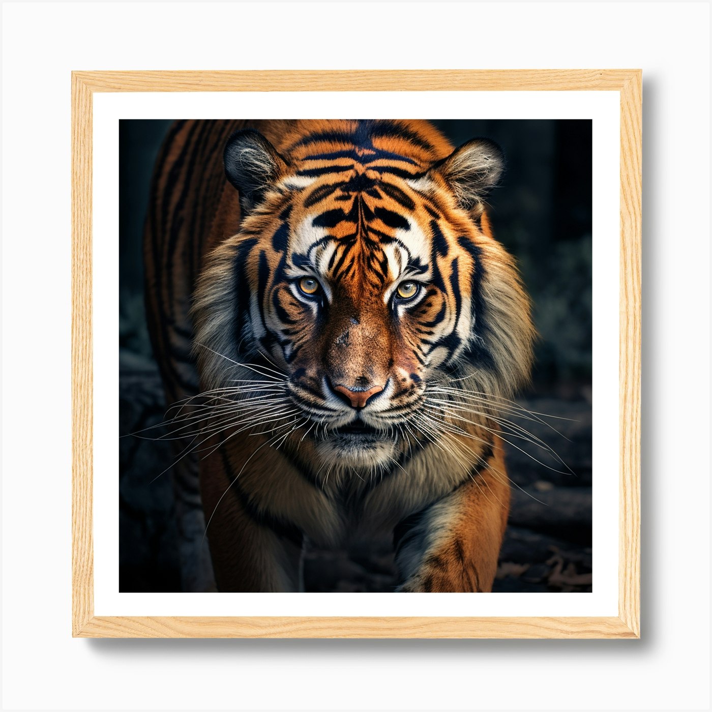 Tiger 11 Art Print by David Arts - Fy