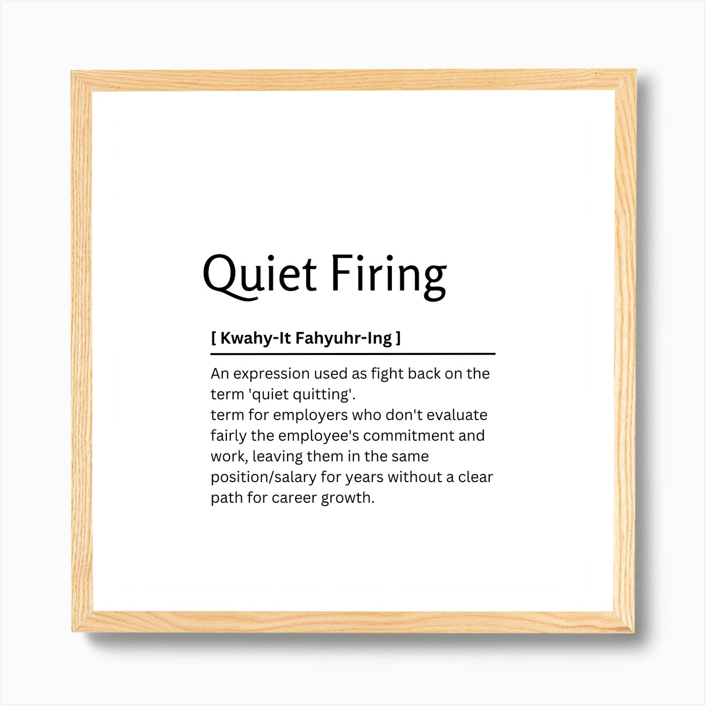 Rage Quit Definition Framed Wall Decor