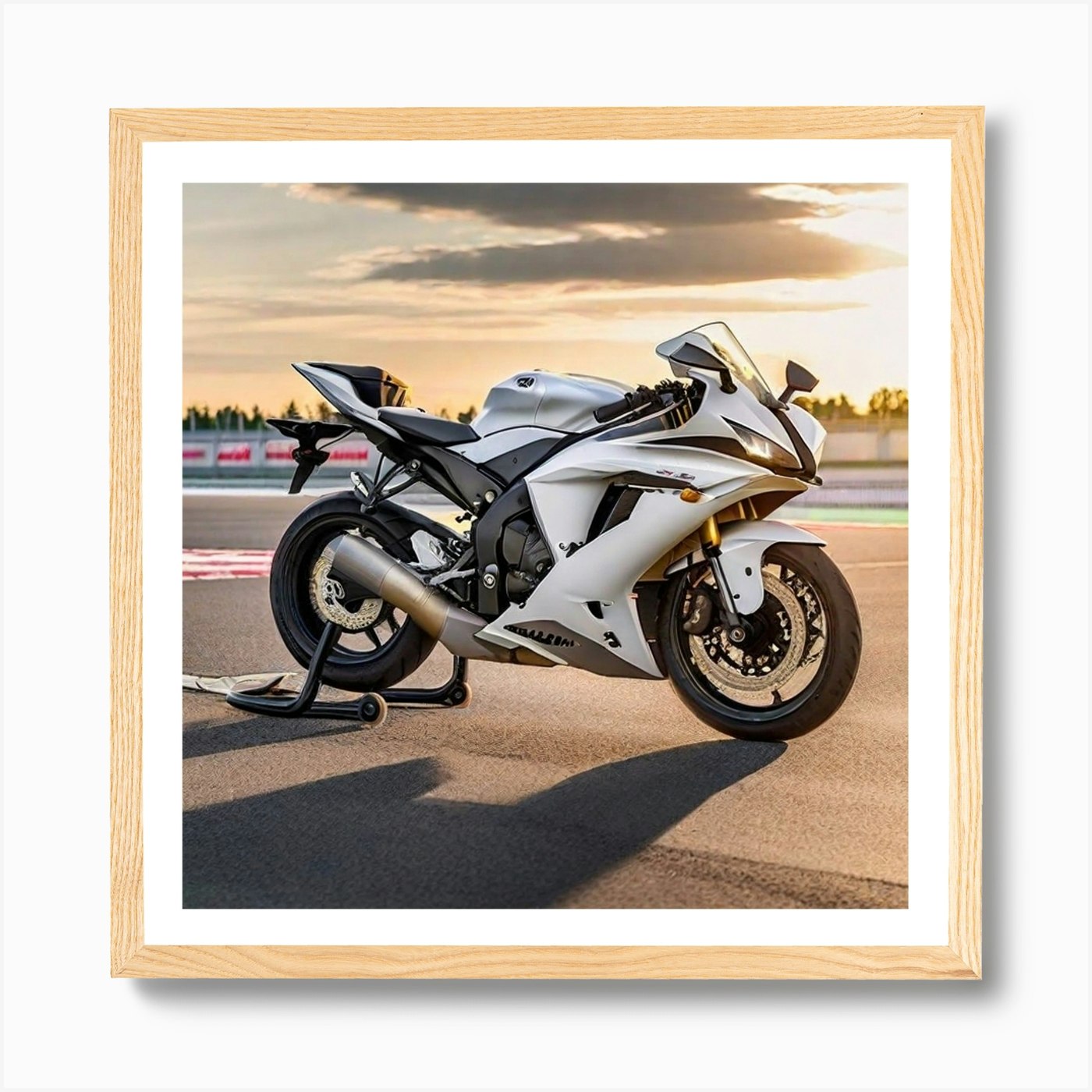 Yamaha YZF R1 motorcycle Block Giant Wall Art Poster