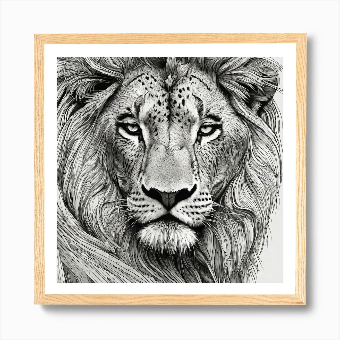 Lion relaxing Black and White Stock Photos & Images - Alamy